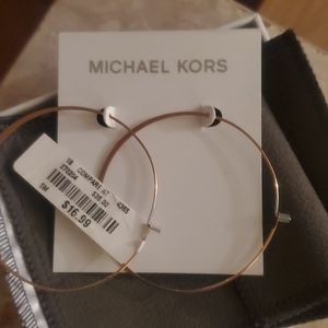 Michael Kors  Rose Goldtone Earrings